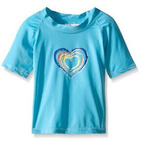 Okami Surf Girls UPF 50+ Rashgaurd Shirt, Aqua